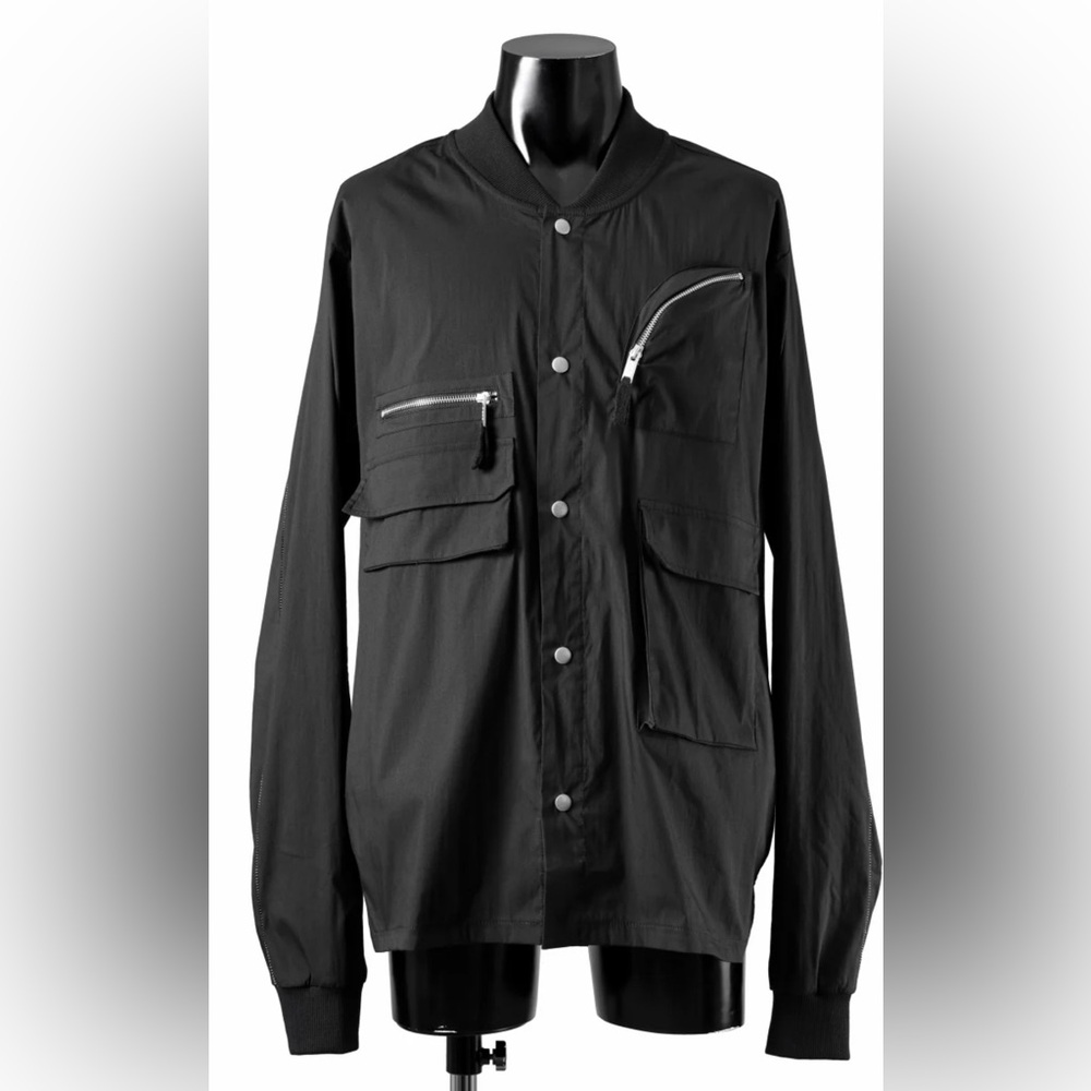 THOM/KROM band-collar multi-pocket shirt - Size XL